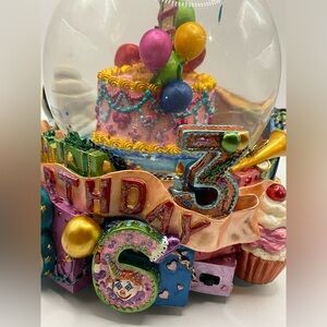 Christopher Radko retired 1st birthday cake snowballs